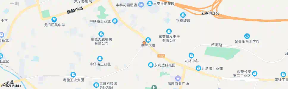 东莞厦边牌坊路口_公交站地图_东莞公交_妙搜公交查询2025