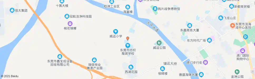 东莞威远_公交站地图_东莞公交_妙搜公交查询2025