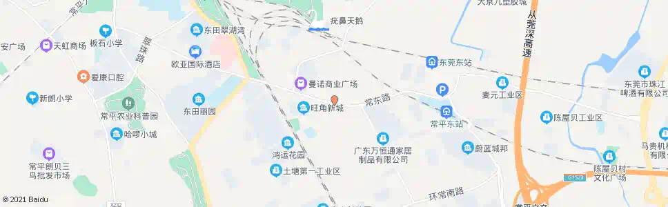 东莞土塘市场_公交站地图_东莞公交_妙搜公交查询2025