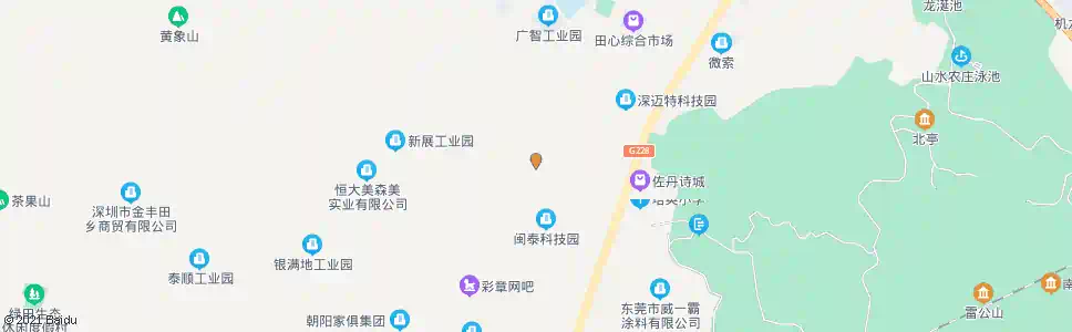 东莞旧村黄金工业城_公交站地图_东莞公交_妙搜公交查询2025