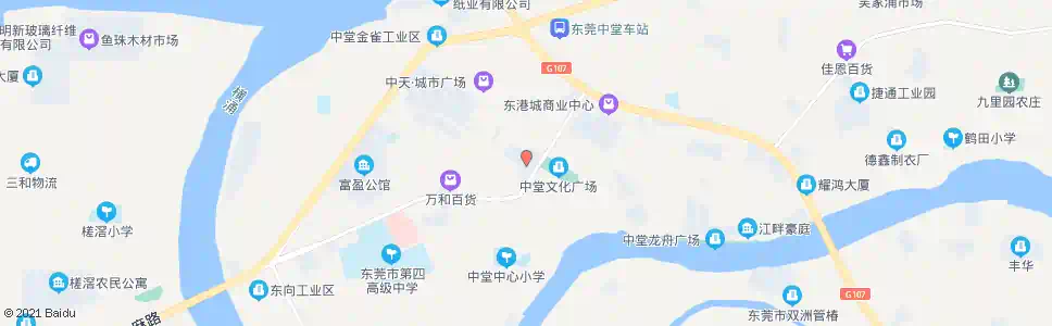 东莞中堂政府_公交站地图_东莞公交_妙搜公交查询2025