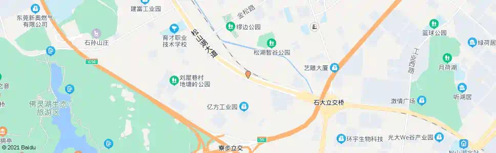 东莞上底福田村_公交站地图_东莞公交_妙搜公交查询2025