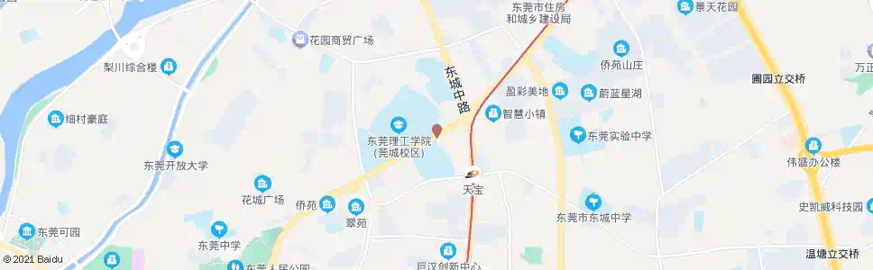 东莞城区捐血中心_公交站地图_东莞公交_妙搜公交查询2025