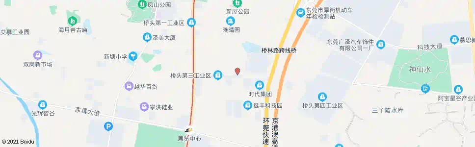 东莞第三工业区治安队_公交站地图_东莞公交_妙搜公交查询2025