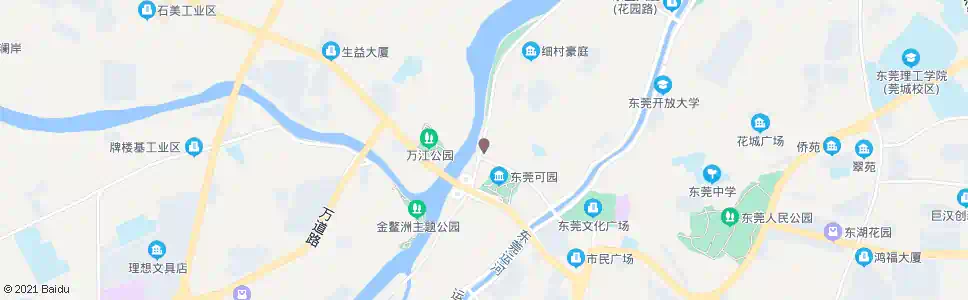 东莞万江社区_公交站地图_东莞公交_妙搜公交查询2025