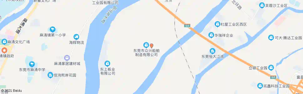 东莞四乡东涌_公交站地图_东莞公交_妙搜公交查询2025