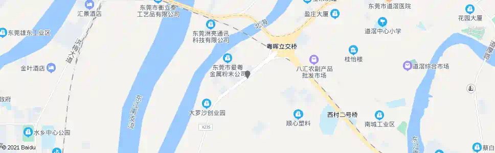 东莞马洲滘桥_公交站地图_东莞公交_妙搜公交查询2025