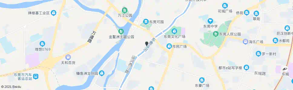 东莞大信装饰厂_公交站地图_东莞公交_妙搜公交查询2025