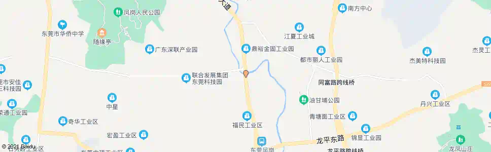 东莞凤德岭桥_公交站地图_东莞公交_妙搜公交查询2025