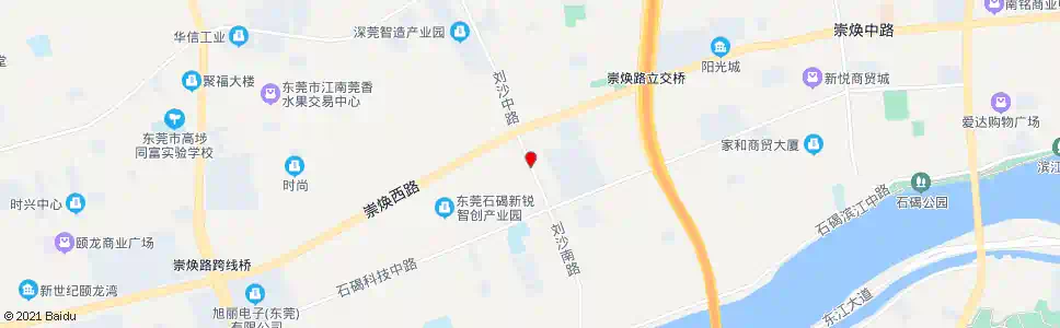 东莞七里香广场_公交站地图_东莞公交_妙搜公交查询2025