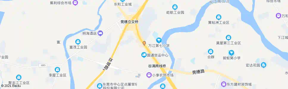 东莞谷涌南_公交站地图_东莞公交_妙搜公交查询2025