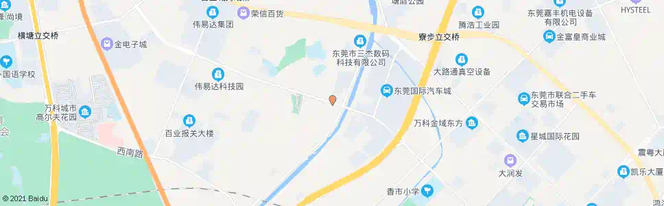 东莞霞边桥1_公交站地图_东莞公交_妙搜公交查询2025