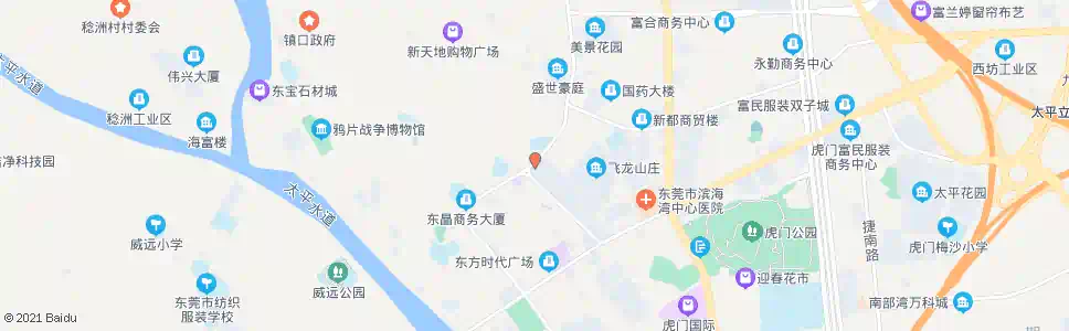 东莞龙泉商业街(福华医院)_公交站地图_东莞公交_妙搜公交查询2025