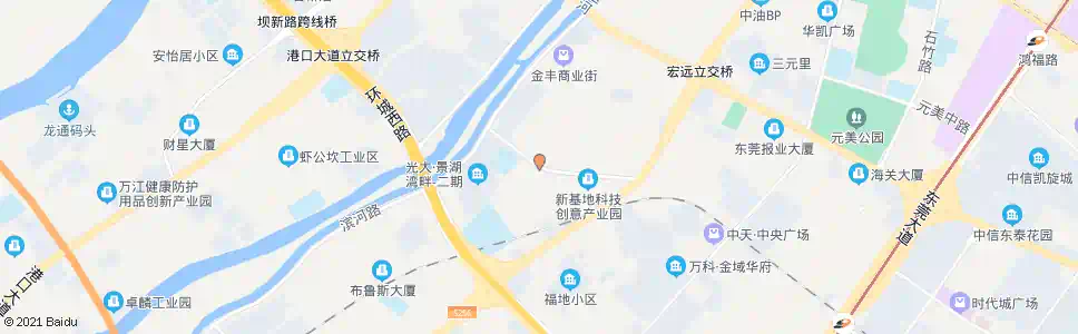 东莞新基市场_公交站地图_东莞公交_妙搜公交查询2025