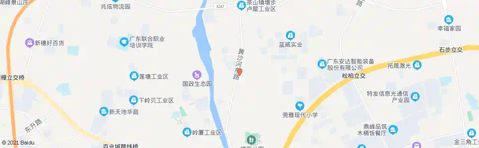 东莞向西村委_公交站地图_东莞公交_妙搜公交查询2025
