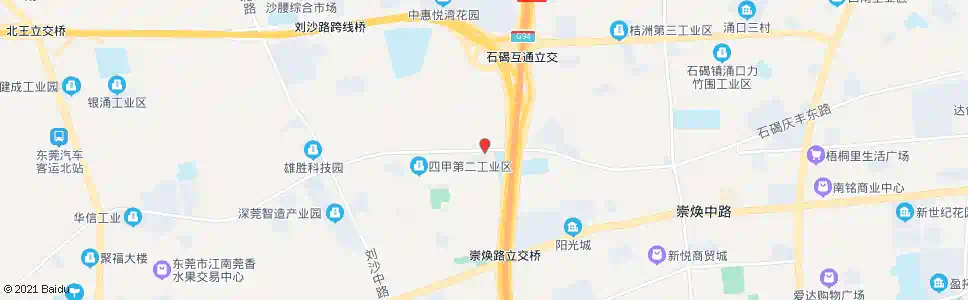 东莞四甲榴洲路口_公交站地图_东莞公交_妙搜公交查询2025