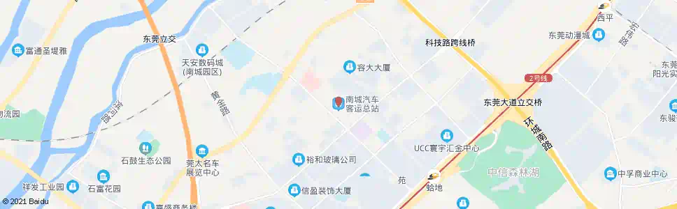 东莞南城汽车站_公交站地图_东莞公交_妙搜公交查询2025