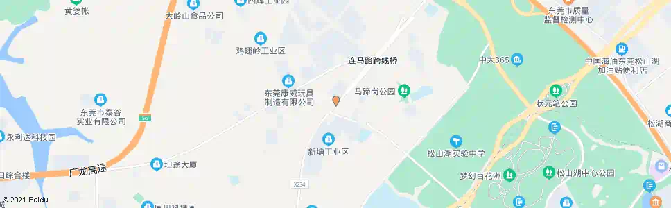 东莞马蹄岗振马路_公交站地图_东莞公交_妙搜公交查询2025