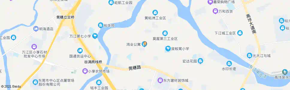 东莞第四检测站_公交站地图_东莞公交_妙搜公交查询2025