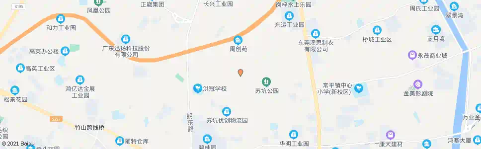 东莞新围场_公交站地图_东莞公交_妙搜公交查询2025