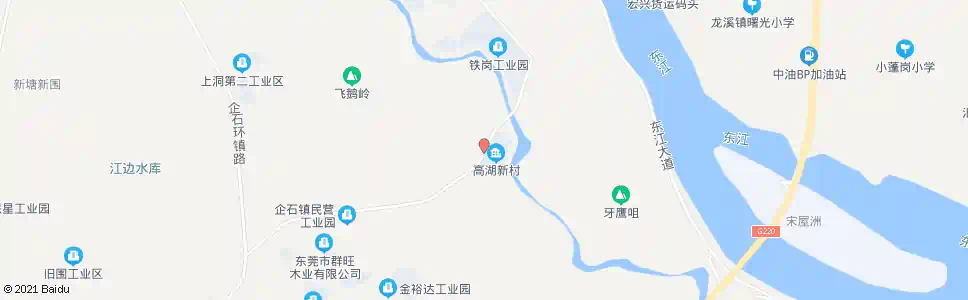 东莞高湖新村_公交站地图_东莞公交_妙搜公交查询2025