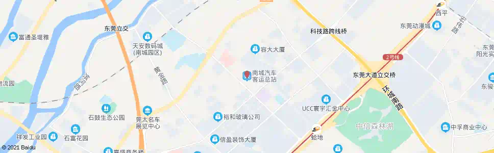 东莞南城汽车站北_公交站地图_东莞公交_妙搜公交查询2025