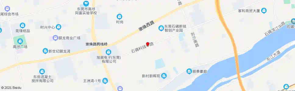 东莞科技中路2站_公交站地图_东莞公交_妙搜公交查询2025