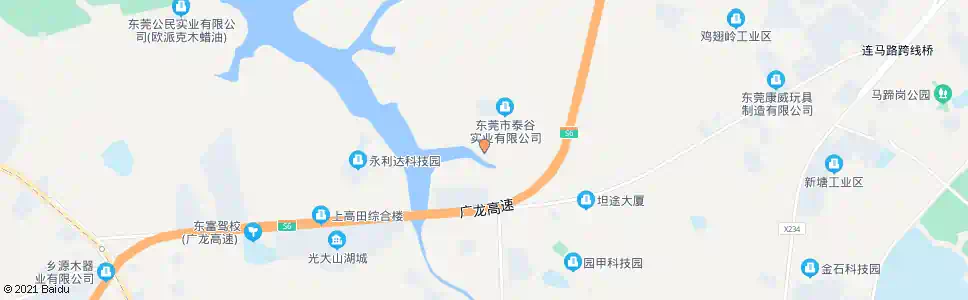 东莞游客中心路口_公交站地图_东莞公交_妙搜公交查询2025