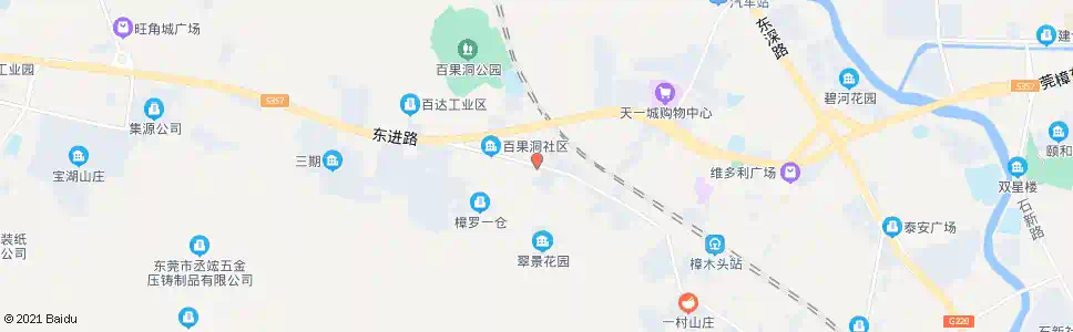 东莞百果洞居委_公交站地图_东莞公交_妙搜公交查询2025