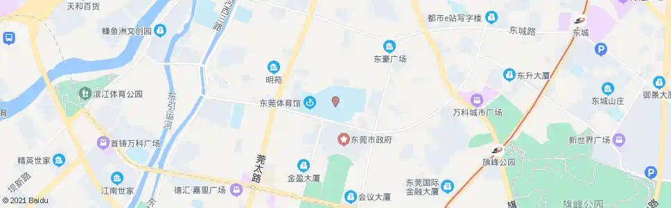 东莞体育中心_公交站地图_东莞公交_妙搜公交查询2025