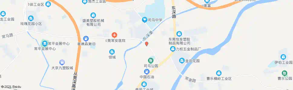 东莞司马市场_公交站地图_东莞公交_妙搜公交查询2025