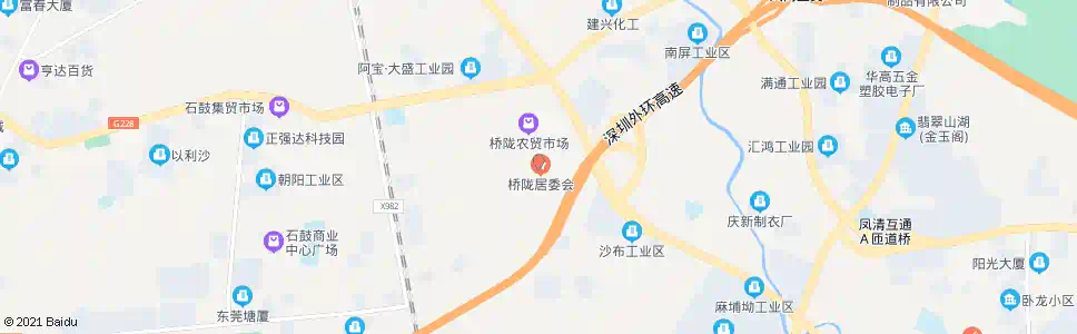 东莞桥陇永顺电子厂_公交站地图_东莞公交_妙搜公交查询2025