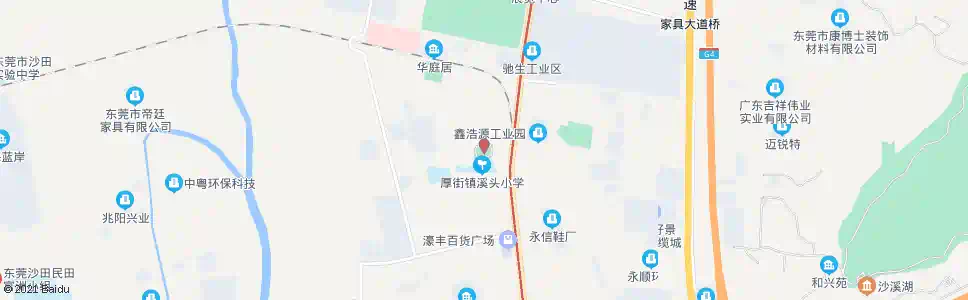 东莞东溪公园_公交站地图_东莞公交_妙搜公交查询2025