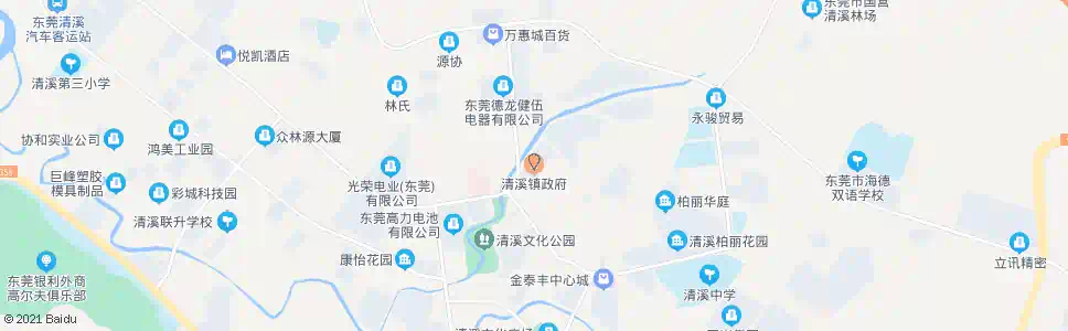 东莞凤岗清溪路口_公交站地图_东莞公交_妙搜公交查询2025