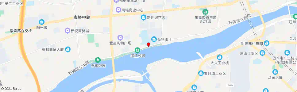 东莞石碣中学南门_公交站地图_东莞公交_妙搜公交查询2025