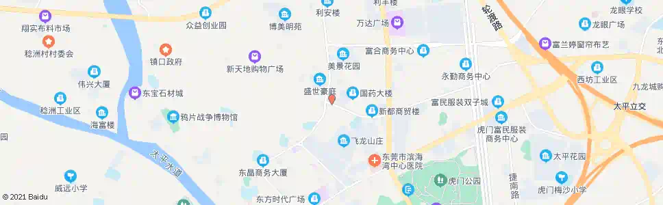 东莞博涌卫生站_公交站地图_东莞公交_妙搜公交查询2025