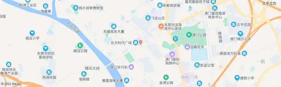 东莞黄河时装城_公交站地图_东莞公交_妙搜公交查询2025