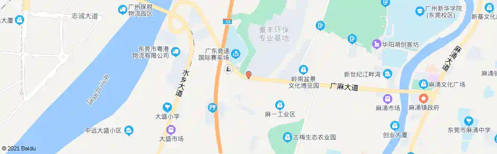 东莞马滘河(花海漂游)_公交站地图_东莞公交_妙搜公交查询2025