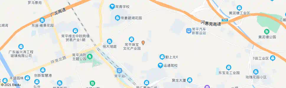 东莞上坑工业区_公交站地图_东莞公交_妙搜公交查询2025