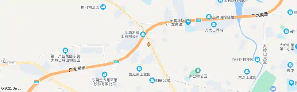 东莞新屋场_公交站地图_东莞公交_妙搜公交查询2025