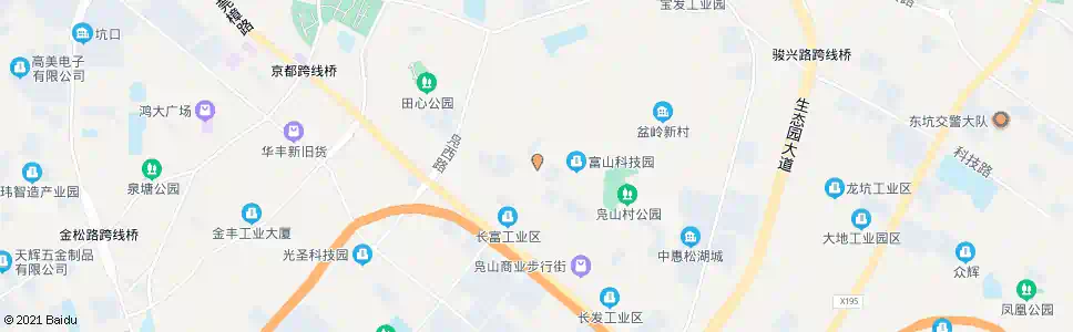 东莞凫山广场_公交站地图_东莞公交_妙搜公交查询2025