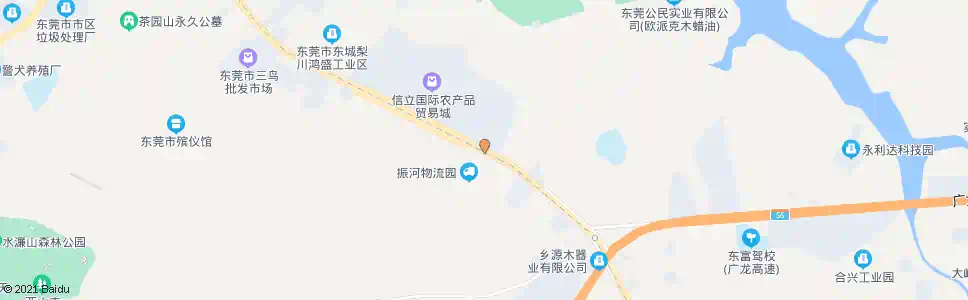 东莞信立农产品市场_公交站地图_东莞公交_妙搜公交查询2025