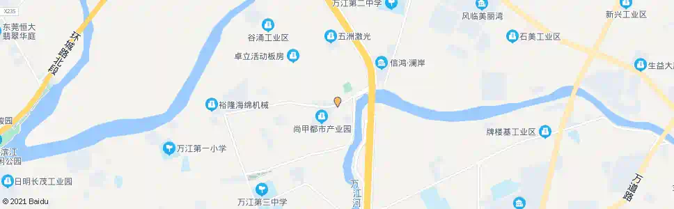 东莞汾溪桥头_公交站地图_东莞公交_妙搜公交查询2025