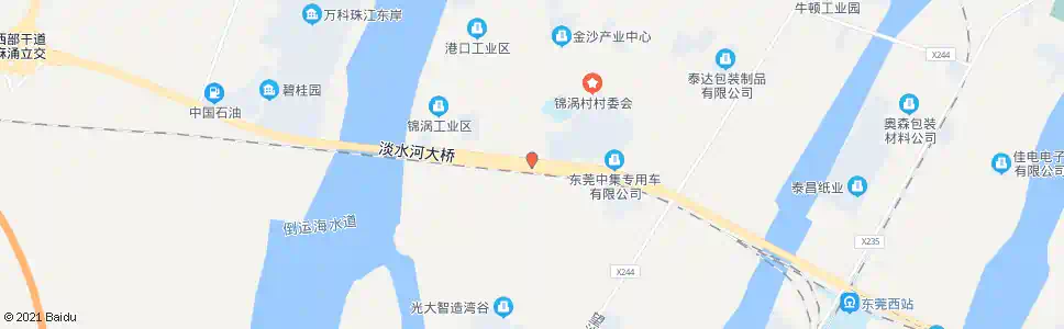 东莞锦涡3桥_公交站地图_东莞公交_妙搜公交查询2025