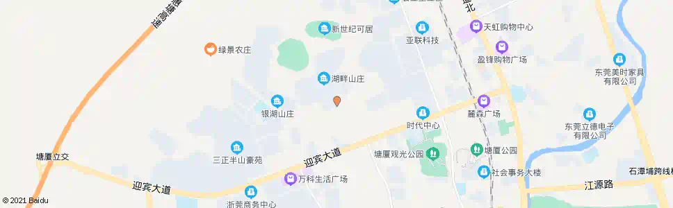 东莞建盛市场_公交站地图_东莞公交_妙搜公交查询2025