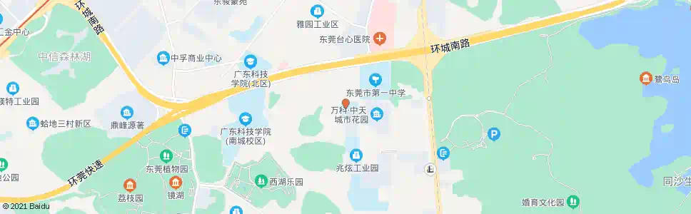 东莞龙城高级中学南_公交站地图_东莞公交_妙搜公交查询2025
