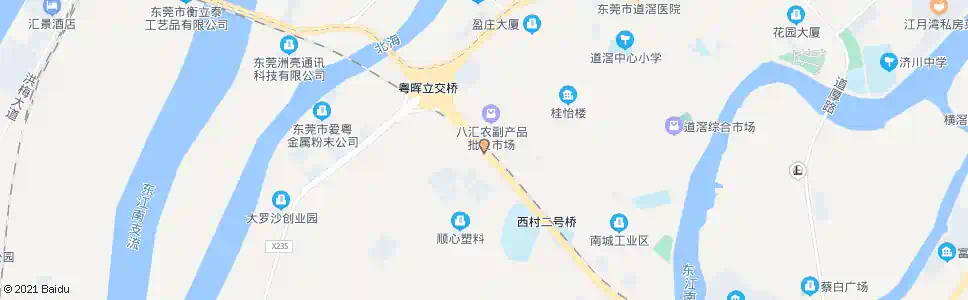 东莞五花村(往粤晖路方向)_公交站地图_东莞公交_妙搜公交查询2025