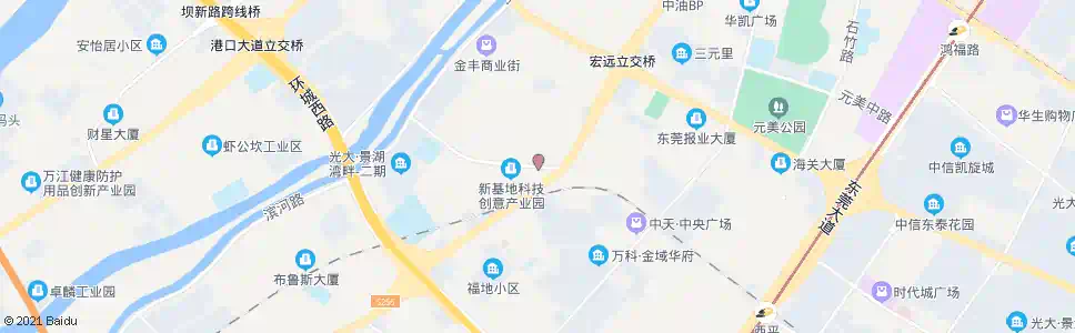 东莞新基路口_公交站地图_东莞公交_妙搜公交查询2025