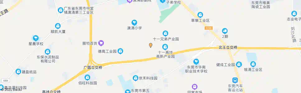 东莞护安围二村_公交站地图_东莞公交_妙搜公交查询2025
