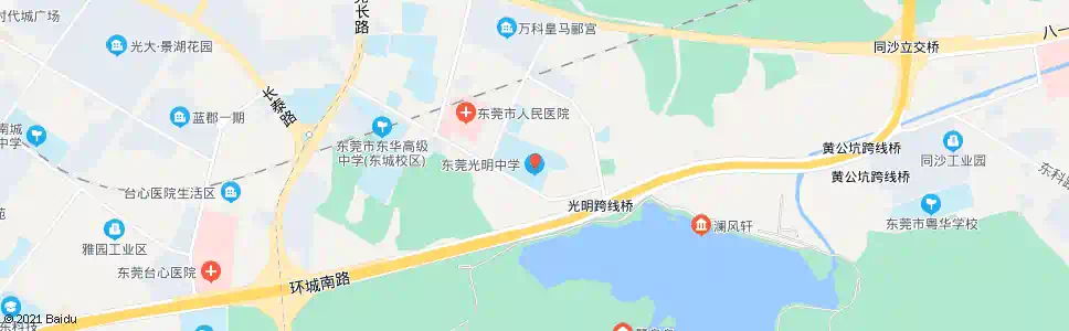 东莞光明中学_公交站地图_东莞公交_妙搜公交查询2025
